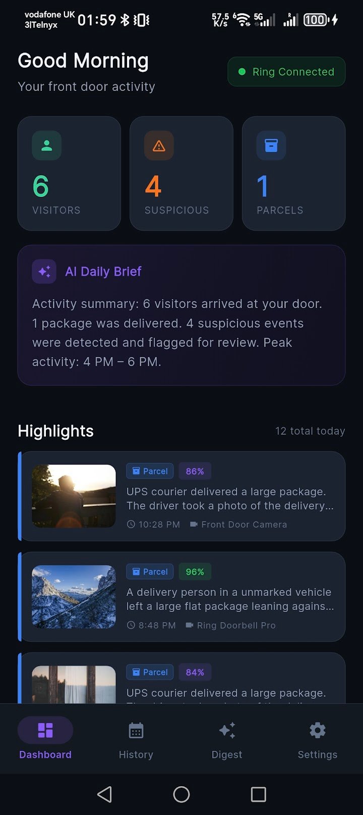 App screenshot